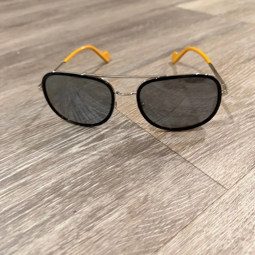 PRADA Aviator Yellow Sunglasses with Case